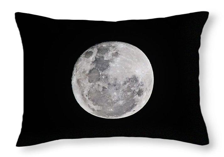 Moon Full - Throw Pillow