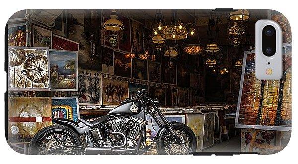 Motorcycle Painting - Phone Case