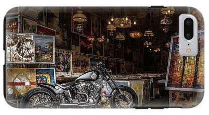 Motorcycle Painting - Phone Case