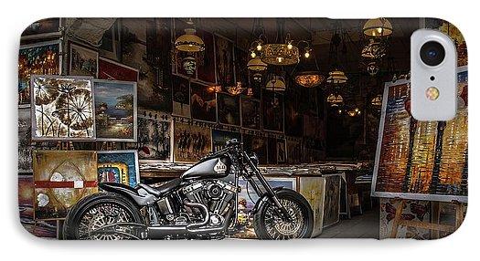 Motorcycle Painting - Phone Case
