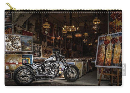Motorcycle Painting - Carry-All Pouch