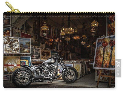Motorcycle Painting - Carry-All Pouch