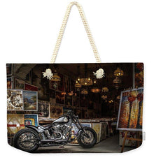 Motorcycle Painting - Weekender Tote Bag