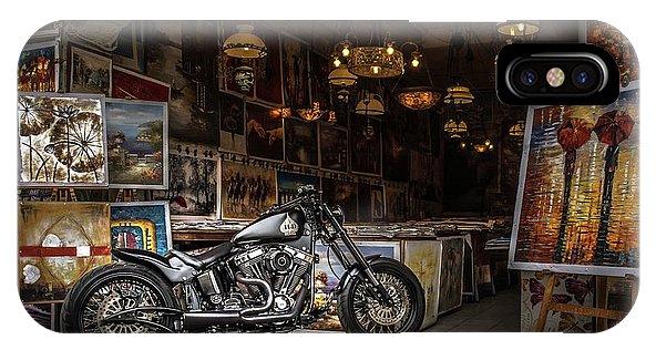 Motorcycle Painting - Phone Case
