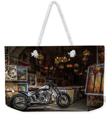 Motorcycle Painting - Weekender Tote Bag