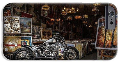 Motorcycle Painting - Phone Case