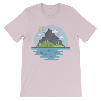 Mountains World II Short Sleeve T-shirt