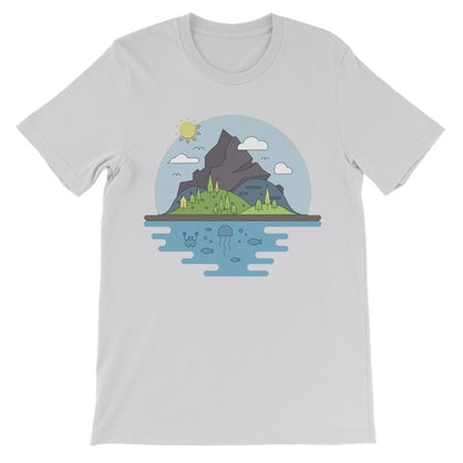 Mountains World II Short Sleeve T-shirt