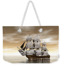 Old Merchant Ship - 3d Render - Weekender Tote Bag