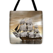 Old Merchant Ship - 3d Render - Tote Bag