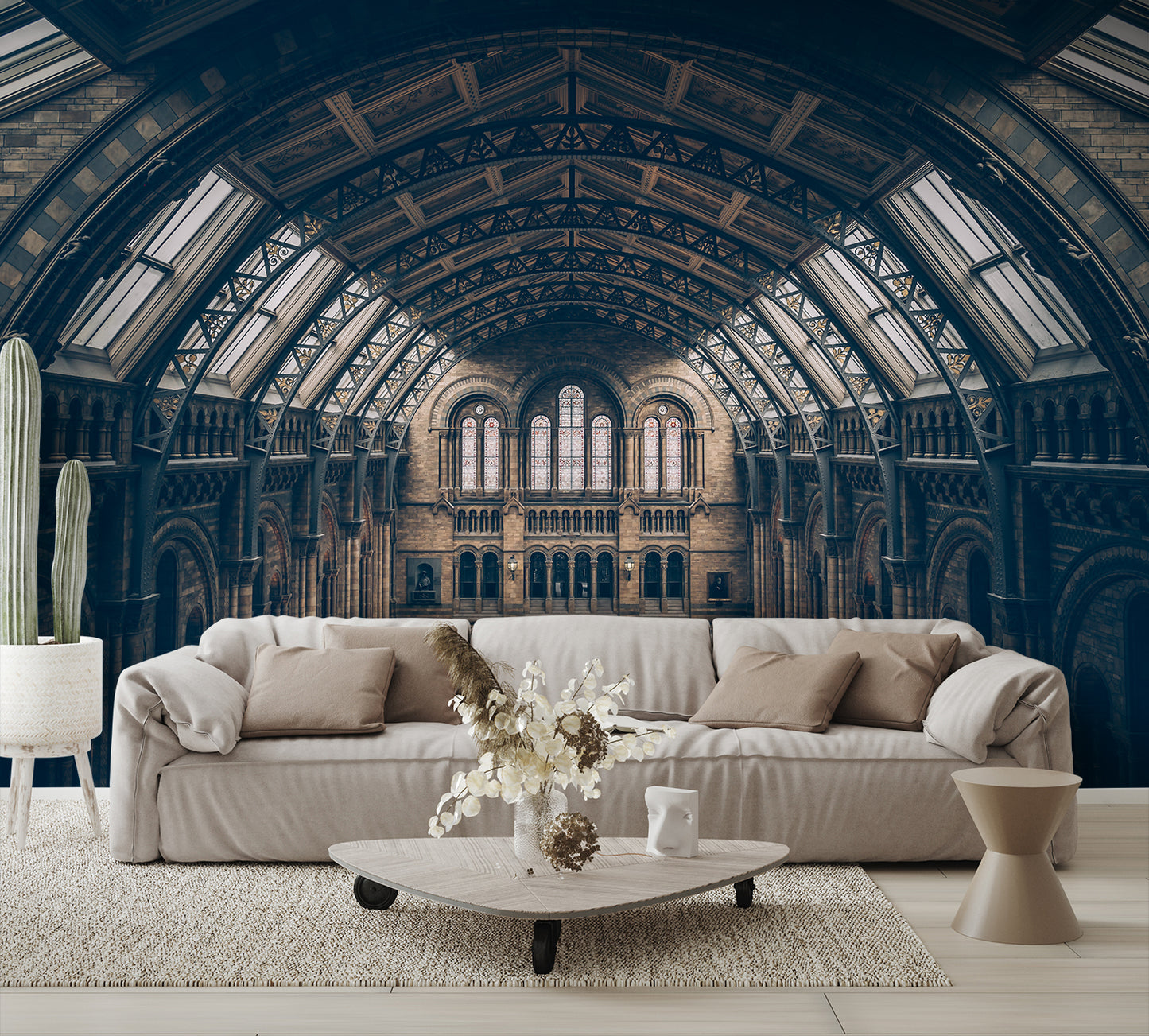 Old Architectural Building Mural Wallpaper