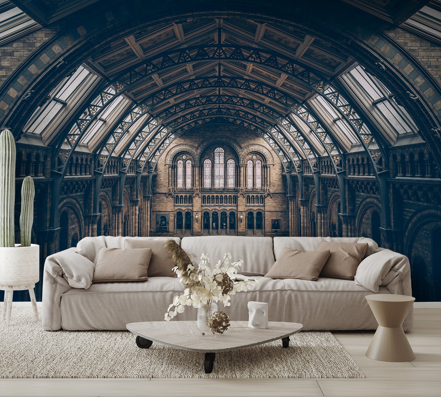 Old Architectural Building Mural Wallpaper