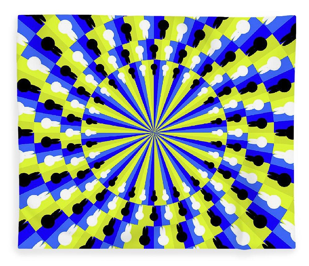 Optical Illusion Professor - Blanket