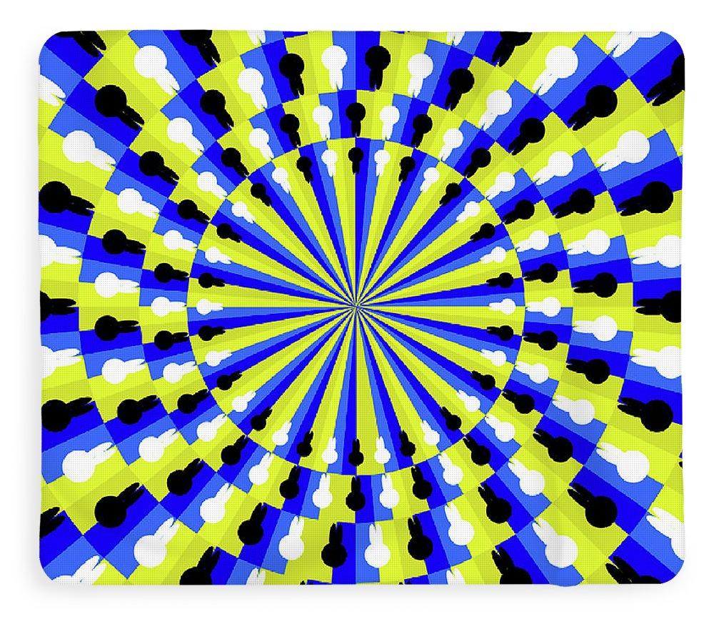 Optical Illusion Professor - Blanket