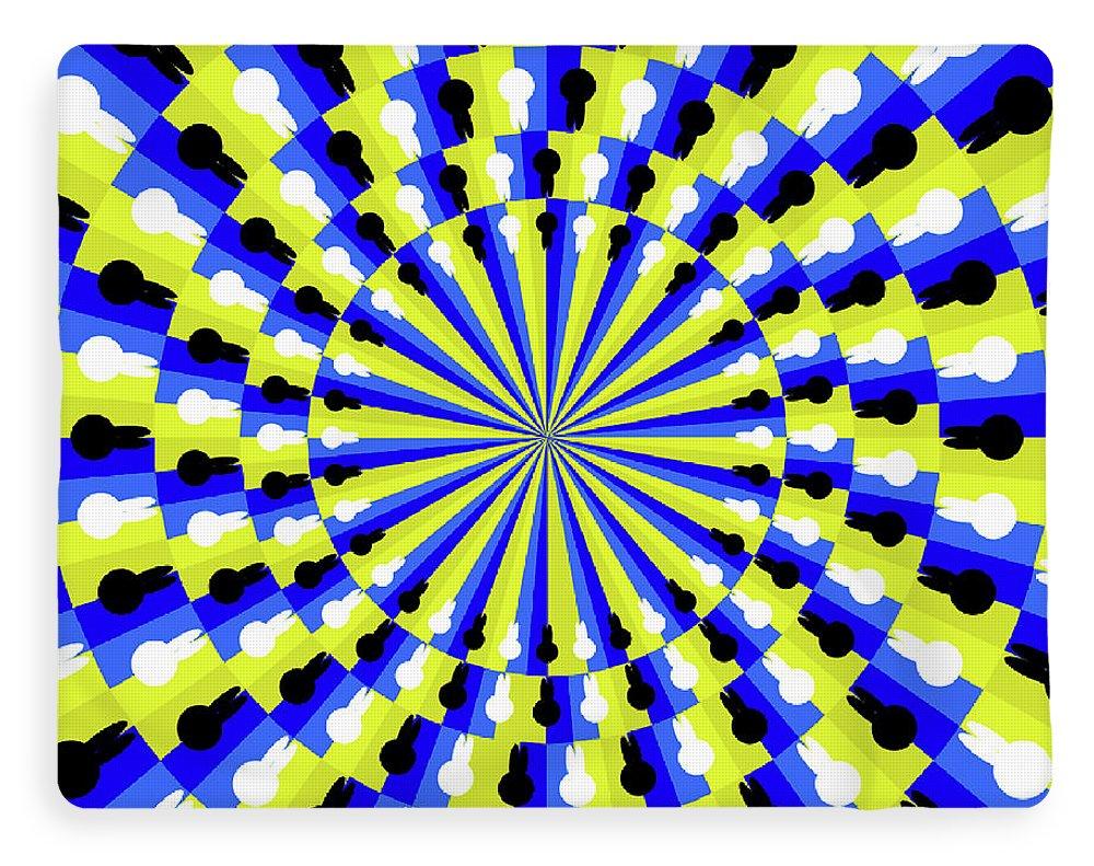 Optical Illusion Professor - Blanket