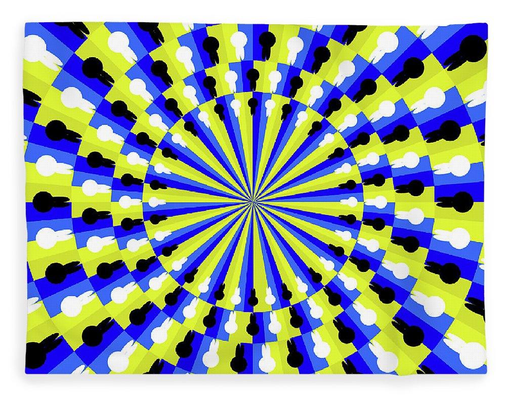 Optical Illusion Professor - Blanket