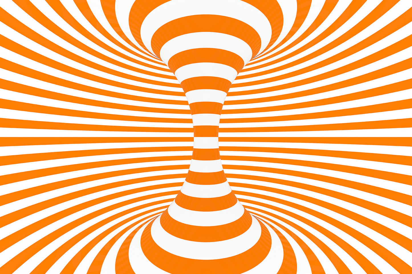 Orus 3D Optical Illusion Hypnotic Tube Vertical Wall Mural