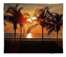 Palm Calm - beach Blanket