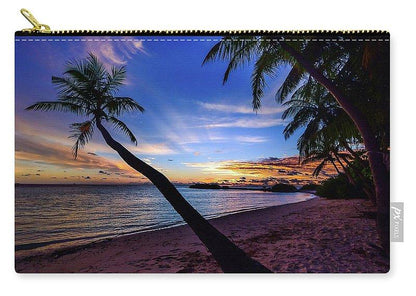 Palm Trees Beach Sunset - Carry-All Pouch