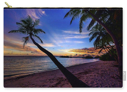 Palm Trees Beach Sunset - Carry-All Pouch