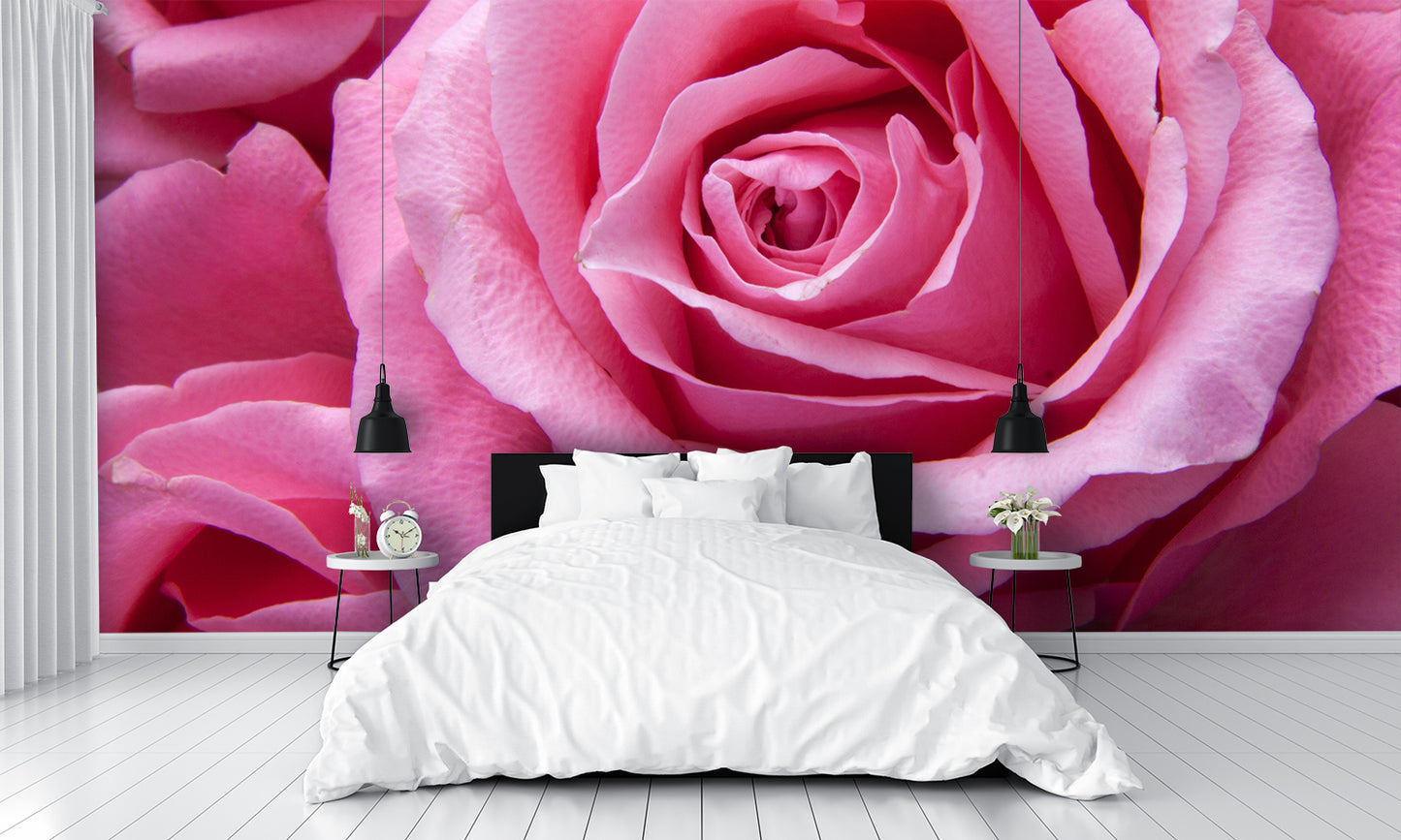 Pink Rose Huge Custom Designed Wallpaper