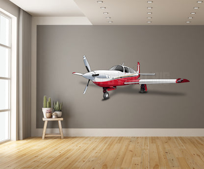 Mooney Airplane Wall Decals
