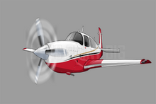 Mooney Airplane B Wall Decals