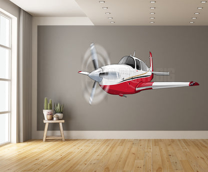 Mooney Airplane B Wall Decals