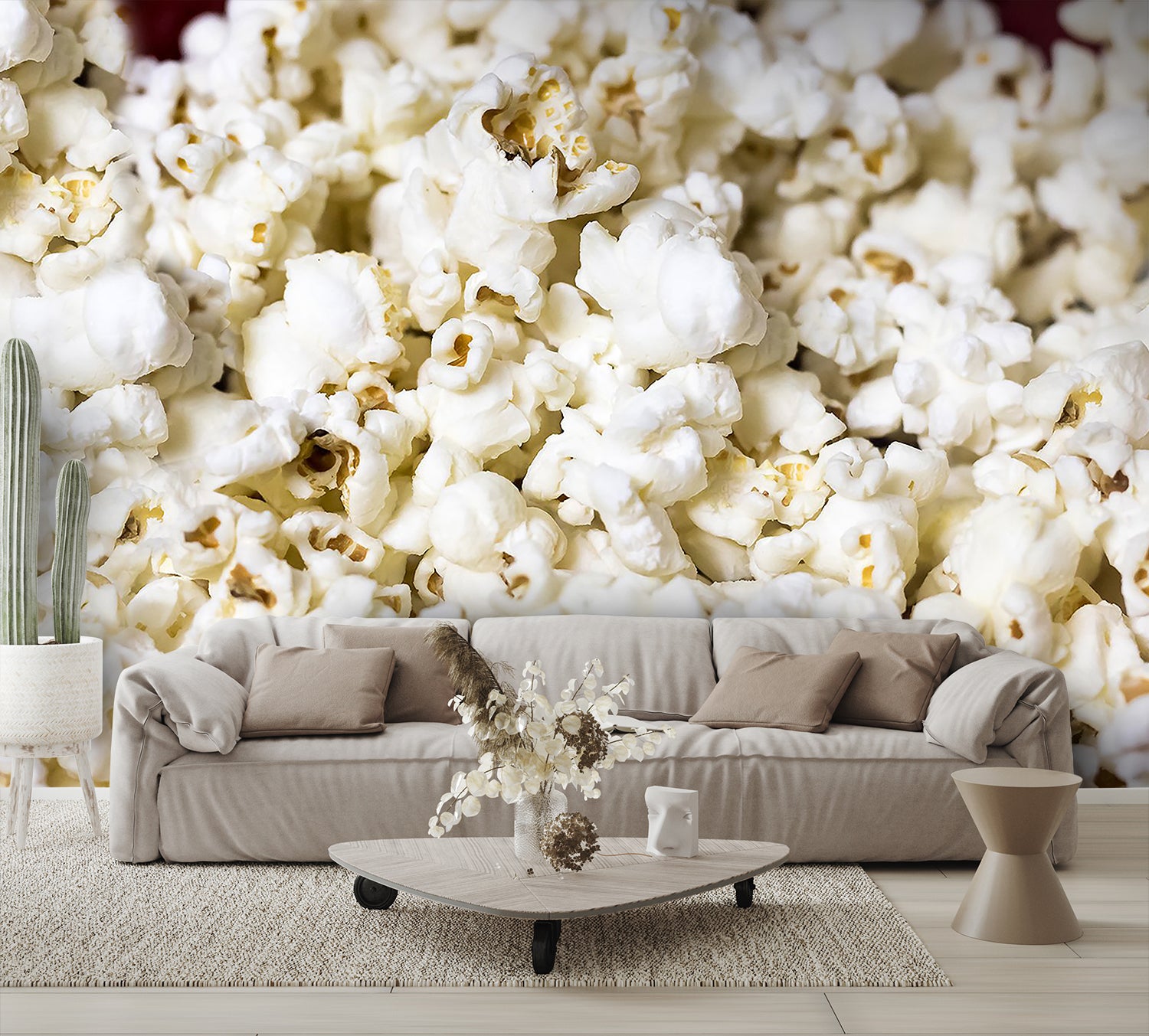 Popcorn mural Wallpaper