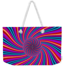 Purple Pink Swirl - Weekender Tote Bag