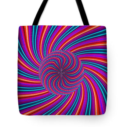 Purple Pink Swirl - Tote Bag