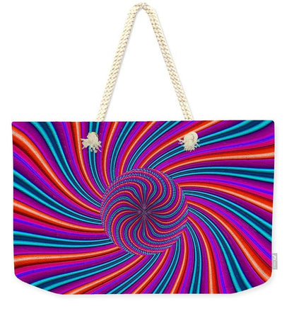 Purple Pink Swirl - Weekender Tote Bag