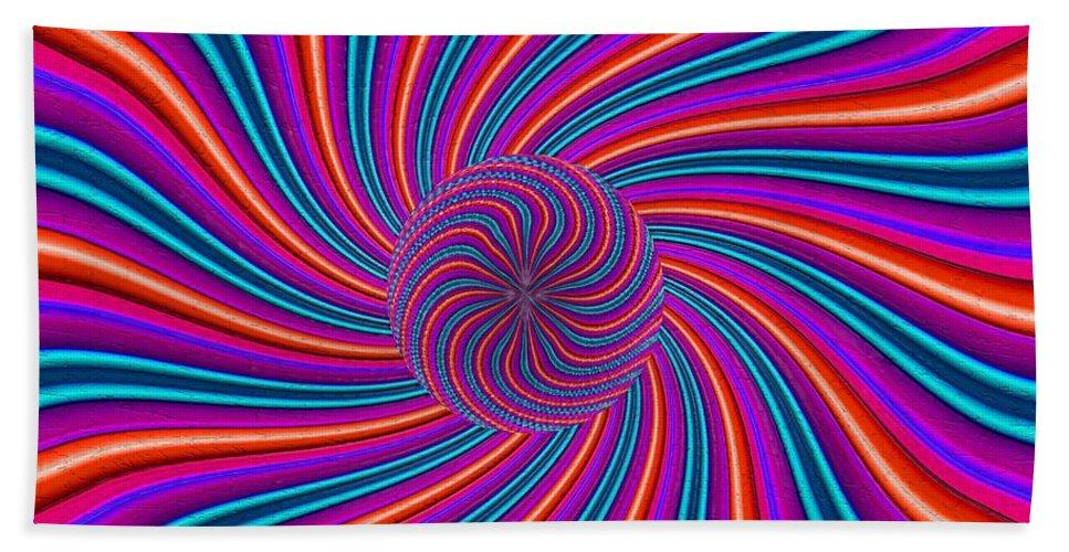 Purple Pink Swirl - Bath Towel