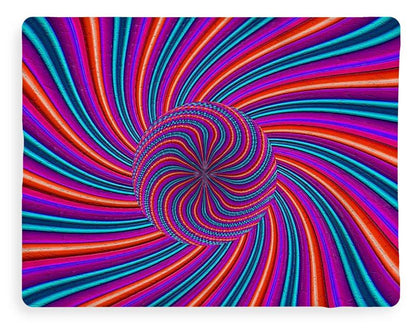 Purple Pink Swirl - Blanket