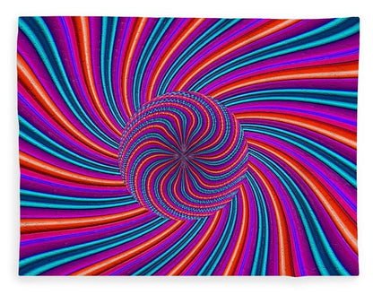 Purple Pink Swirl - Blanket