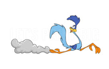 Roadrunner with Dust Trail color decal sticker Mirrored Image Available