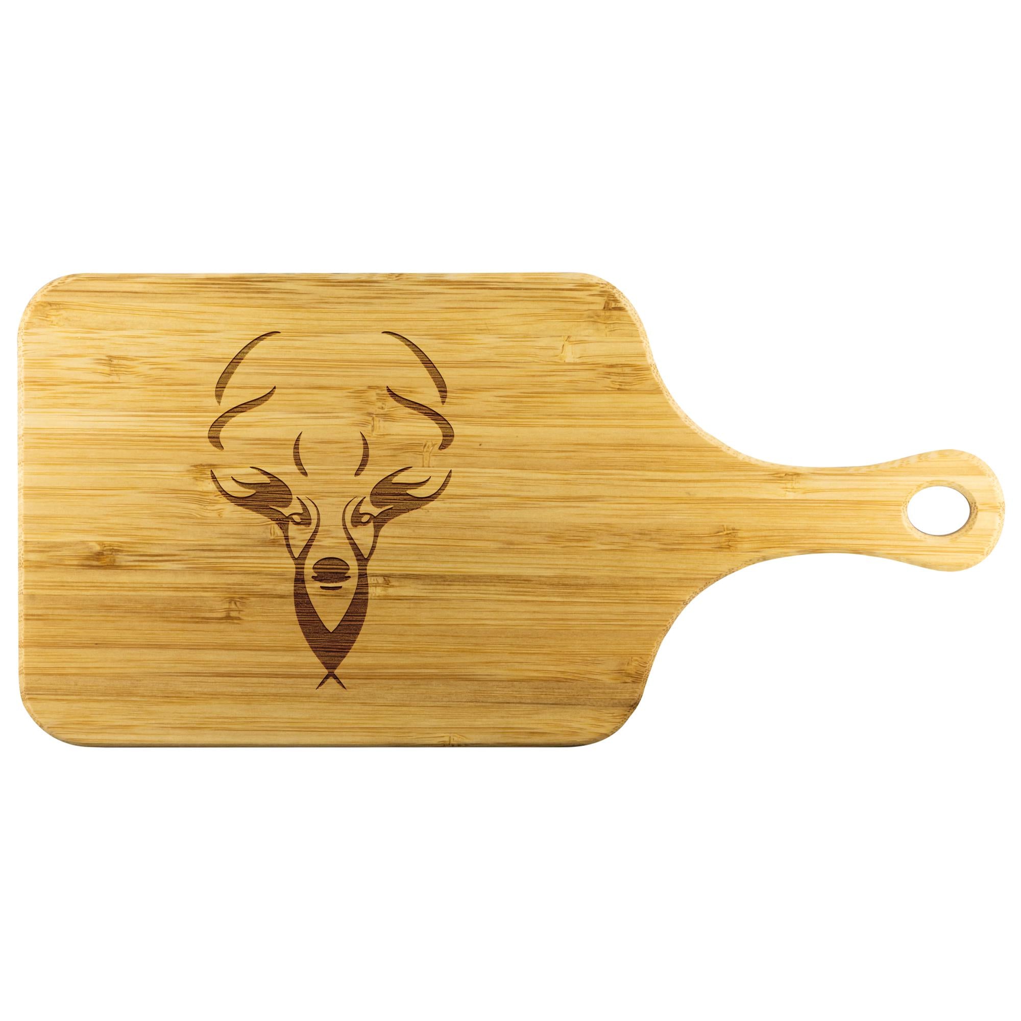 Deer Head Silhouette Cutting Board with handle