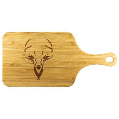 Deer Head Silhouette Cutting Board with handle