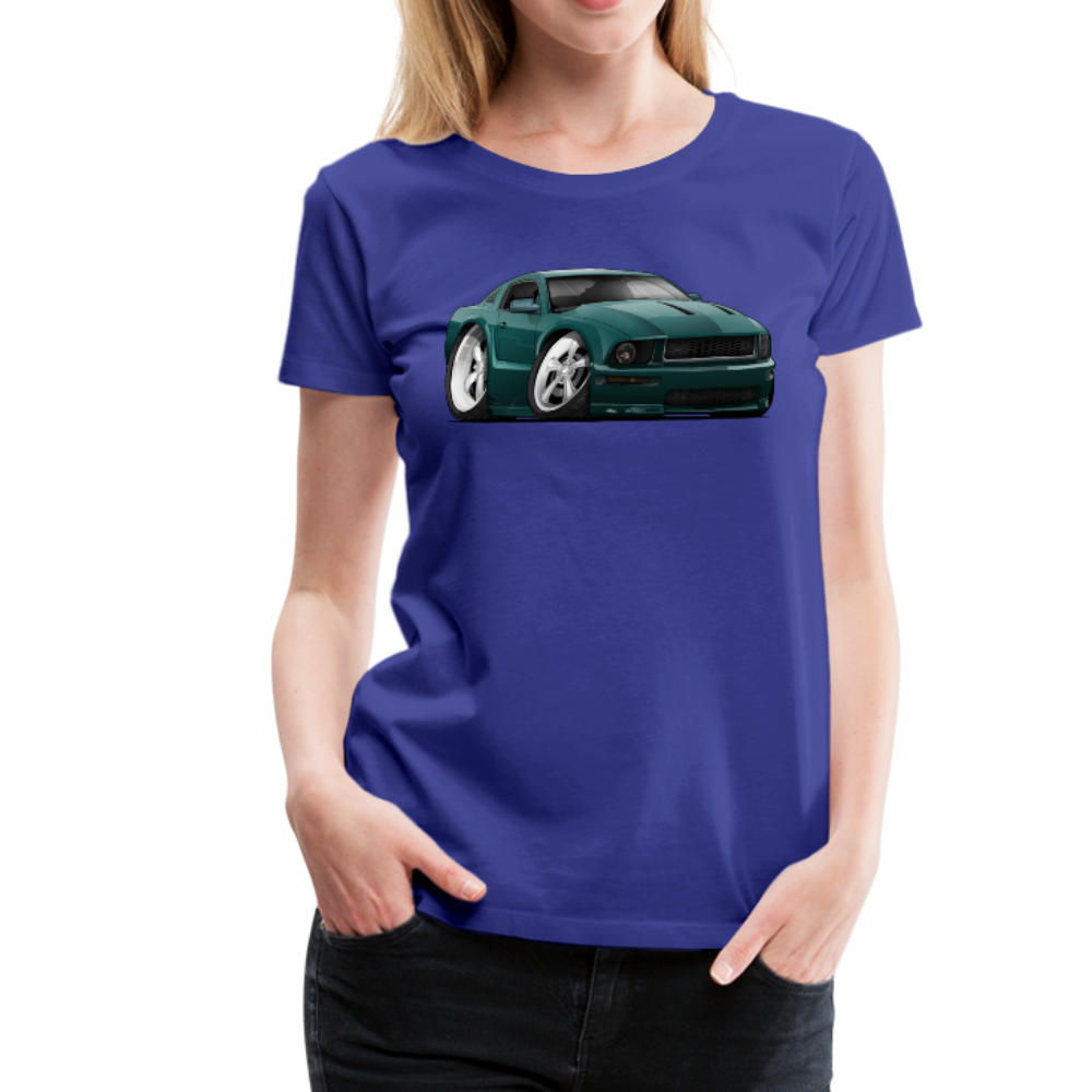 2008 Ford Mustang Car Art Women’s Premium T-Shirt - royal blue