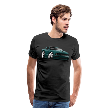 2008 Ford Mustang Car Art Men's Premium T-Shirt - black