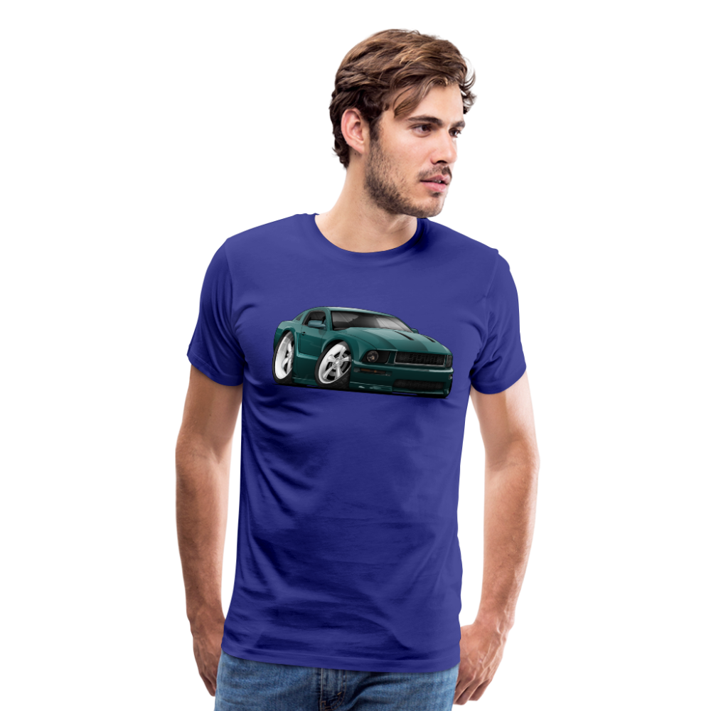 2008 Ford Mustang Car Art Men's Premium T-Shirt - royal blue