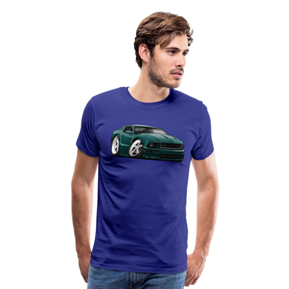 2008 Ford Mustang Car Art Men's Premium T-Shirt - royal blue
