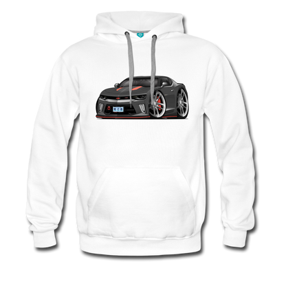 2017 Chevrolet Camaro RS 50th Anniversary Edition Car Art Men’s Premium Hoodie - white