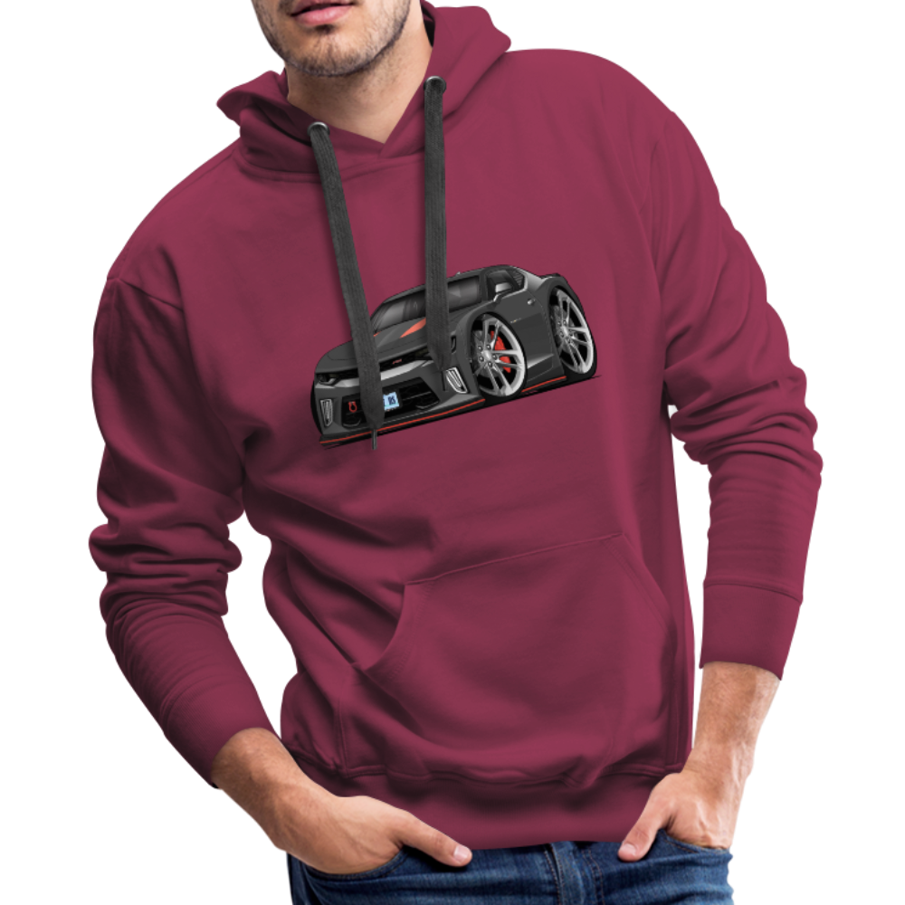 2017 Chevrolet Camaro RS 50th Anniversary Edition Car Art Men’s Premium Hoodie - burgundy