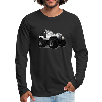 Jeep CJ Renegade Men's Premium Long Sleeve T-Shirt - black