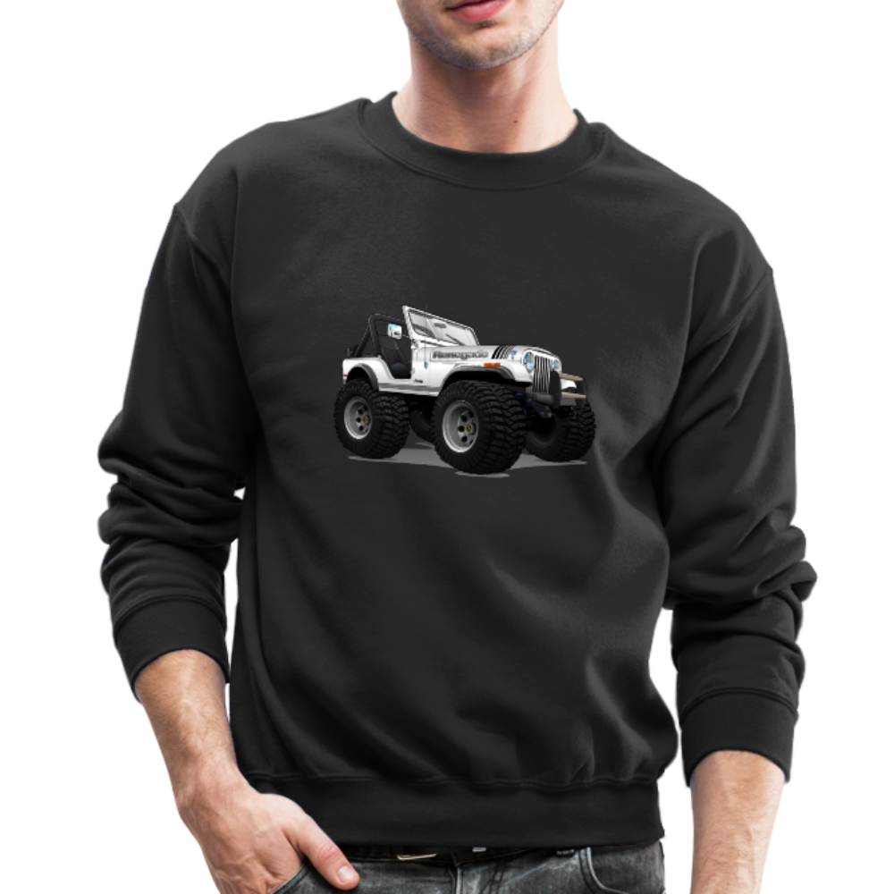 Jeep CJ Renegade Crewneck Sweatshirt - black