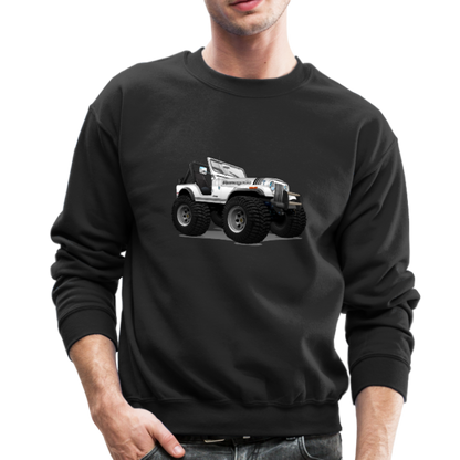 Jeep CJ Renegade Crewneck Sweatshirt - black
