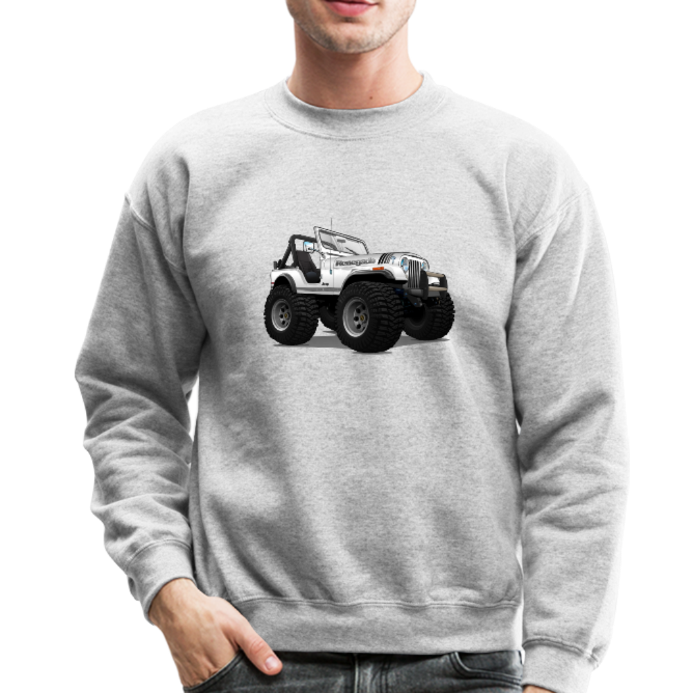 Jeep CJ Renegade Crewneck Sweatshirt - heather gray