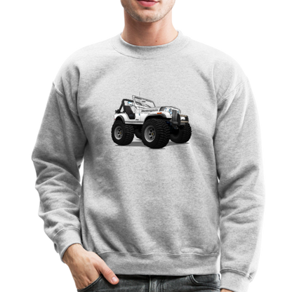 Jeep CJ Renegade Crewneck Sweatshirt - heather gray