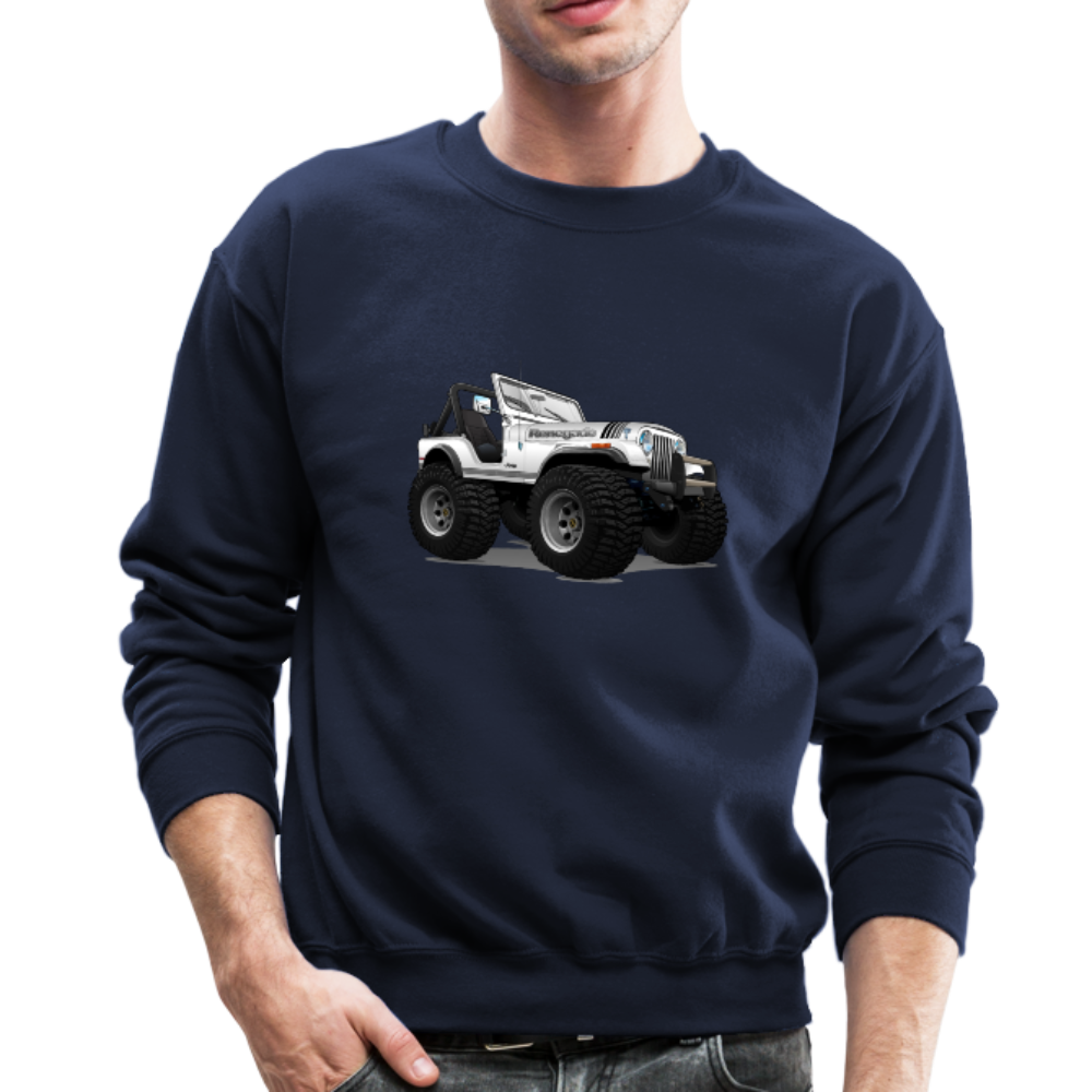 Jeep CJ Renegade Crewneck Sweatshirt - navy